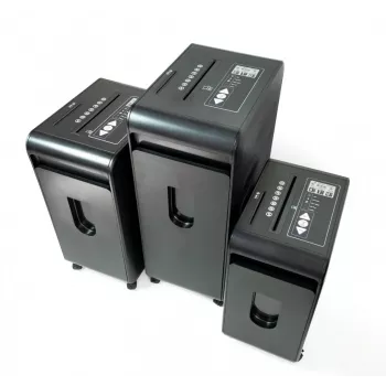 WALLNER Smulkintuvas MR 2212 C4 Kryžminis Pjovimas, 12 Lapų, 20L, Juodas