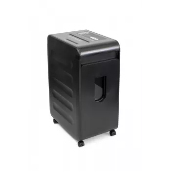 Wallner MR 2817 C4 kryžminio pjovimo popieriaus smulkintuvas, 10 lapų, 21 l, juodas