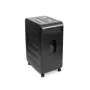 WALLNER MR 2814 C2 kryžminio pjovimo popieriaus smulkintuvas, 10 lapų, 21 l, juodas