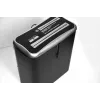 WALLNER Shredder XD805 CD kryžminio pjovimo popieriaus smulkintuvas, 8 lapai, 15 l, juodas