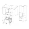 Kompaktiška orkaitė MPM-63-BOK-24, 24L, 1500W, juoda