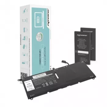 MOVANO Battery DXGH8 G8VCF, skirta Dell XPS 13 9370 9380 - 5500 mAh (41 Wh)