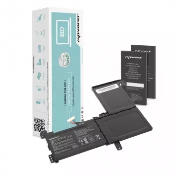 MOVANO Akumuliatorius B31N1637, skirtas Asus VivoBook S15 S510 F510 - 3600 mAh (41 Wh)