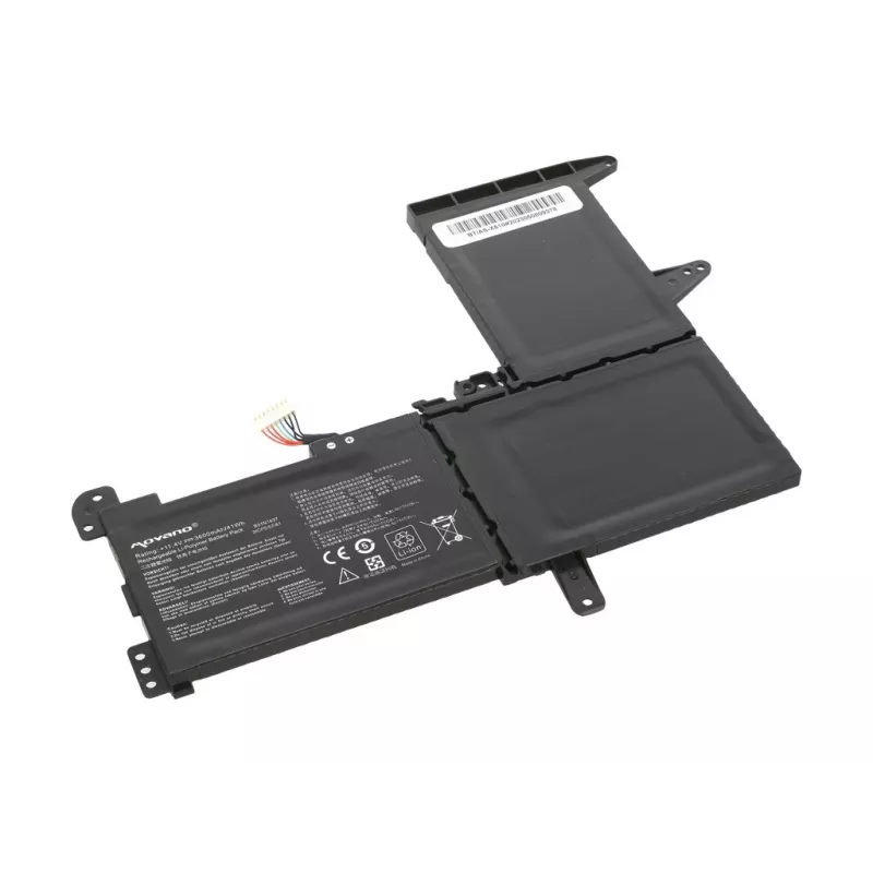 MOVANO Akumuliatorius B31N1637, skirtas Asus VivoBook S15 S510 F510 - 3600 mAh (41 Wh)