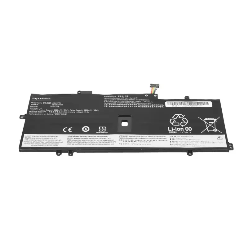 MOVANO baterija, skirta Lenovo ThinkPad X1 Yoga 4 5 Carbon 7 8 - 3325 mAh (51 Wh)