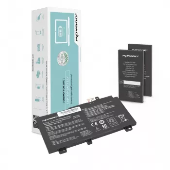 MOVANO Akumuliatorius B31N1726, skirtas Asus FX504, FX505, FX80G - 3900 mAh (44 Wh)