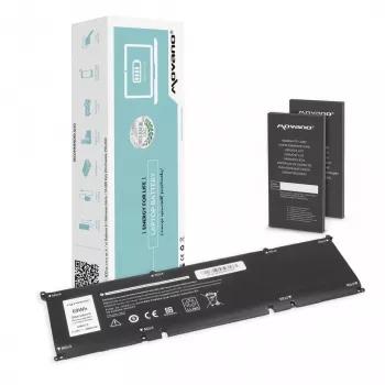 MOVANO Battery 69KF2, skirta Dell Alienware M17/M15 R3/R4, Precision 5550, XPS 9500/9510 – 6000 mAh (69 Wh)