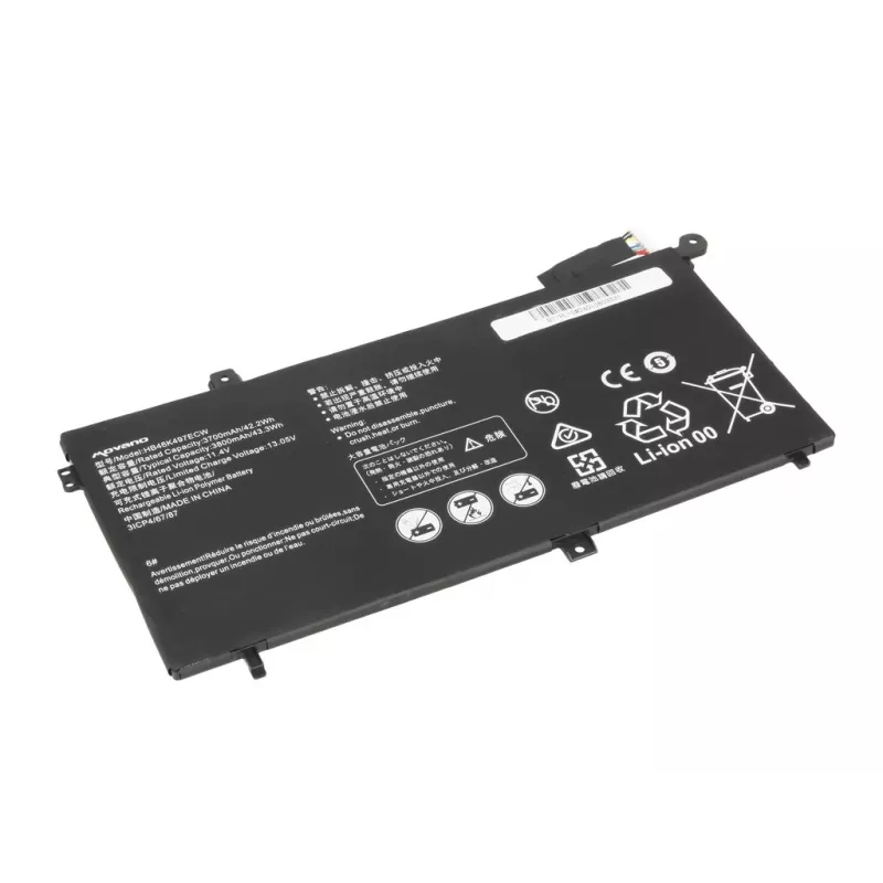 MOVANO baterija, skirta Huawei Matebook D serijai HB46K497ECW – 3700 mAh (42,2 Wh)