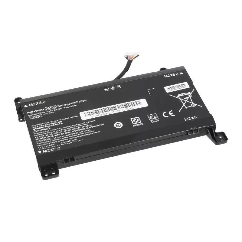 MOVANO akumuliatorius FM08 TPN-Q195, skirtas HP Omen 17-AN, 12 kontaktų, 5973 mAh (86 Wh)