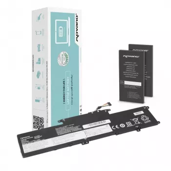 MOVANO baterija L17L3P53, skirta Lenovo ThinkPad Yoga L380 L390 – 3990 mAh (44 Wh)