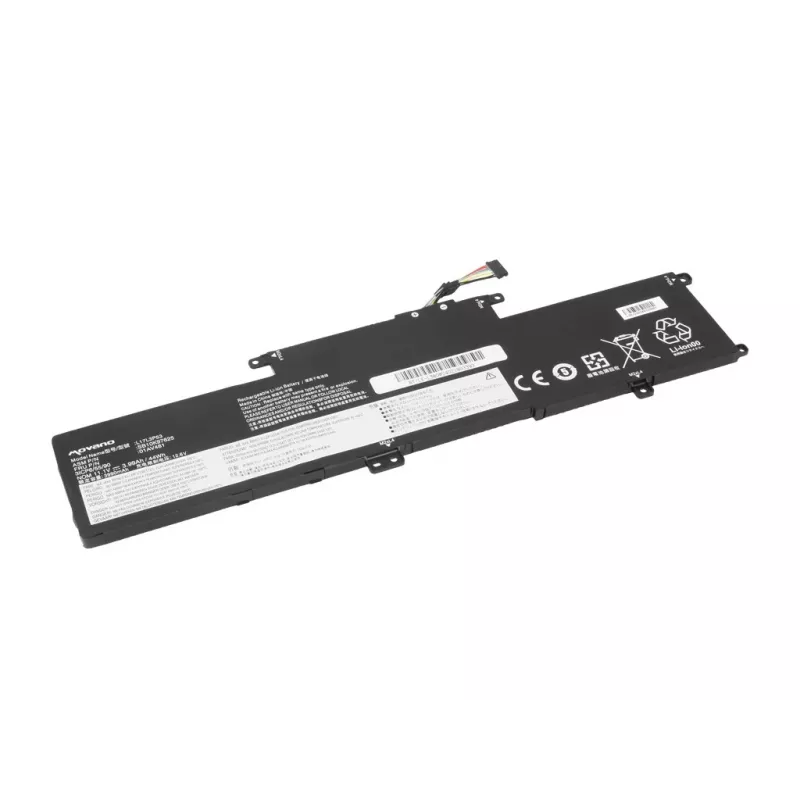 MOVANO baterija L17L3P53, skirta Lenovo ThinkPad Yoga L380 L390 – 3990 mAh (44 Wh)