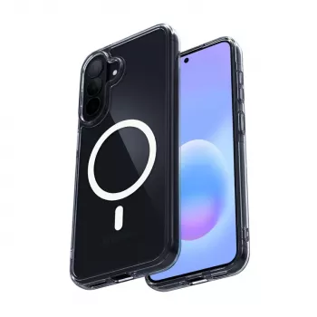 Crong Hybrid Clear Magnetic Case, Samsung Galaxy A57, Skaidrus, MagSafe suderinamas