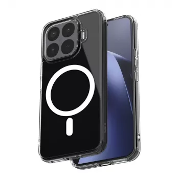 Crong Hybrid Clear Magnetic MagSafe Case, skirtas Xiaomi 13T Pro / 13T (permatomas)