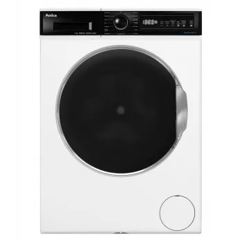Amica WA3S712ALiSHB Siauras Laisvai Pastatomas Skalbimo Mašina, 7 kg, 1200 aps./min., Steam PowerPro, LogicDrive, 15 Programų, Balta