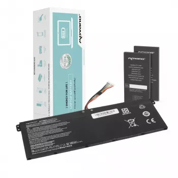 MOVANO Battery AP19B5L, skirta Acer Aspire 5 A515-43, Swift 3 SF314-42, Vero AV15-51 – 3400 mAh (52 Wh)