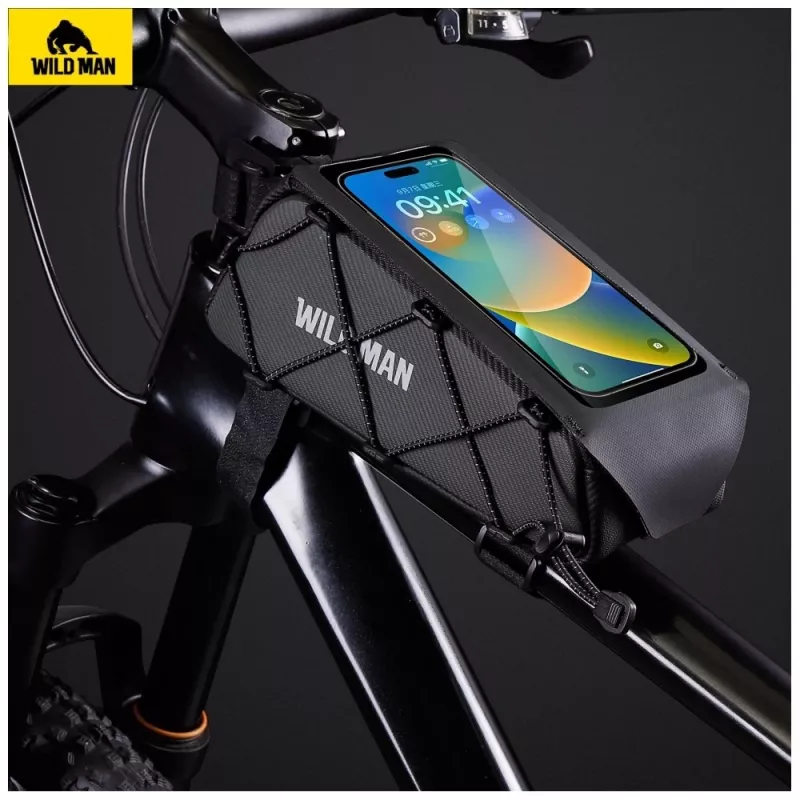 WILDMAN GX100 Bicycle Frame Bag - Black