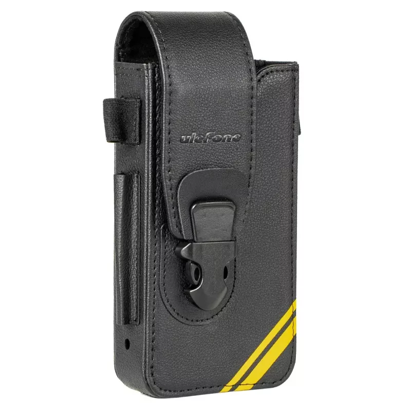 Ulefone Armor 26 Ultra Premium PU Leather Flip Wallet Case su Kortelių Kišenėmis ir Pėdelė - Juoda