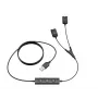 Yealink USB/QD Trainer Cable, YHS serijai (USB į QD) - juoda