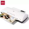 DELI Office Laminator ET102 A4 – karštas ir šaltas laminavimas, 2 velenai, 250 mm/min, juodas