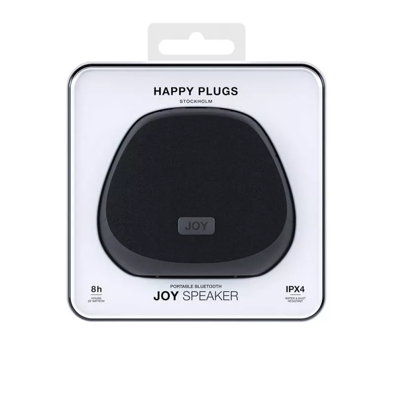 Happy Plugs Joy Speaker - belaidis Bluetooth 5.3 garsiakalbis, 5W (juodas)