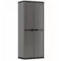 KETER Sodo spinta Jolly IT - Pilka/Juoda, 200L, Užrakinama laikymo spinta
