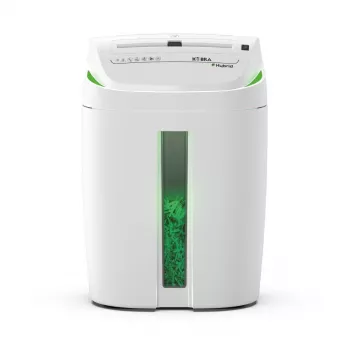 Kobra Hybrid C4 kryžminio pjovimo popieriaus smulkintuvas, P-4, 10-12 lapų, 27 l, juodas
