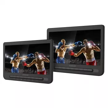 SENCOR SPV 7105 DUAL DVD 2x10 inches LCD automobilio galvos atramos monitorius