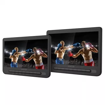 SENCOR SPV 7105 DUAL DVD 2x10 inches LCD automobilio galvos atramos monitorius