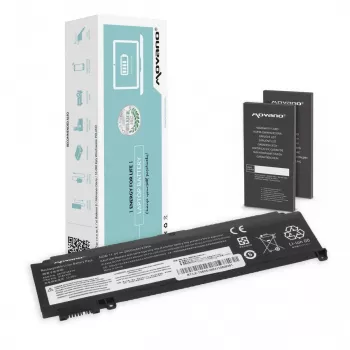 MITSU Akumuliatorius, skirta Lenovo ThinkPad T460s T470s - Priekinė pusė - 2000 mAh (23 Wh)