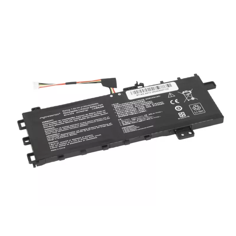 MITSU baterija B21N1818, skirta Asus Vivobook 15 A512 R512 X512 – 4150 mAh (32 Wh)