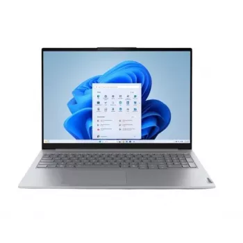 LENOVO ThinkBook 16 G8 nešiojamas kompiuteris, Intel Core Ultra 7 255H, 16 GB RAM, 512 GB SSD, 16.0 inch WUXGA, Arctic Grey, Windows 11 Pro, 3 metų garantija + CO2 kompensavimas