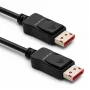 Qoltec DisplayPort 2.1 laidas 3m 8K 54Gbps Vyriškas į Vyrišką