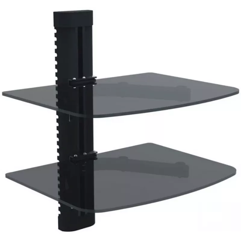 RED EAGLE TWO Stiklinė lentyna skaidri 450x350 mm grūdintas stiklas