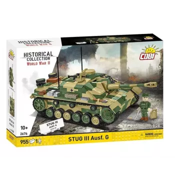 COBI KLOCKI StuG III Ausf. G Konstrukcinis Blokų Rinkinys – 955 Detalės