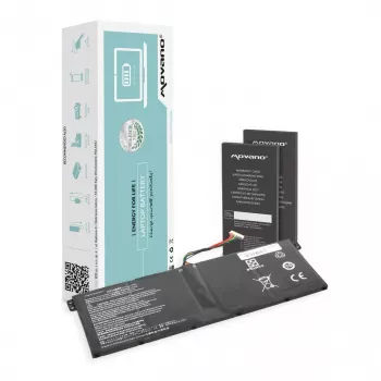 MITSU Battery AC14B3K AC14B7K AC14B8K, skirta Acer E3-111 – 3600 mAh (55 Wh)