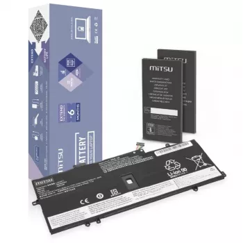 MITSU akumuliatorius, skirtas Lenovo ThinkPad X1 Yoga 4 5 Carbon 7 8, 3325 mAh (51 Wh), 15.36 V