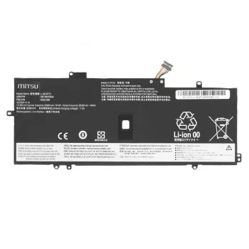 MITSU akumuliatorius, skirtas Lenovo ThinkPad X1 Yoga 4 5 Carbon 7 8, 3325 mAh (51 Wh), 15.36 V