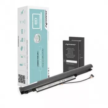 MOVANO Battery L15S3A02, skirta Lenovo IdeaPad 110-14IBR ir 110-15IBR - 2200 mAh (24 Wh)