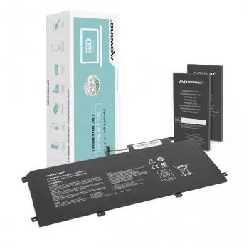 MOVANO Battery C31N1411, skirta Asus Zenbook UX305 / U305F / U305FA / UX305CA / UX305FA – 3610 mAh (42 Wh)