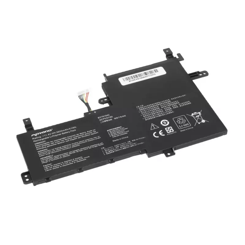 MITSU Battery B31N1842, skirta Asus Vivobook K513E M513I S513E V531FA X531F - 3600 mAh (41 Wh)