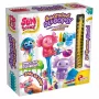 LISCIANI Slumi Squishy Pens – Asortuotas naujoviškas tušinukas su streso malšinimo antgalėliu, juodas rašalas, 0,7 mm vidutinis smaigalys, 1 vnt.