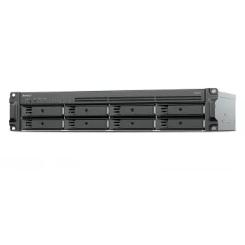 Synology RackStation RS1226+ 8 diskų vietų stelažinis NAS serveris, AMD Ryzen V1500B 2,2 GHz, 4GB DDR4 ECC, 2x 2,5GbE, be diskų
