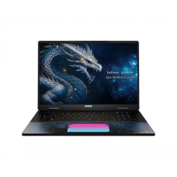 MSI Titan 18 HX Dragon Edition Draco Epic A2WJ-1218 (Intel Core Ultra 9 290HX Plus, 96GB RAM, 4TB SSD, RTX 5090, 18 colių QHD+ 240Hz, Windows 11 Home, juoda)
