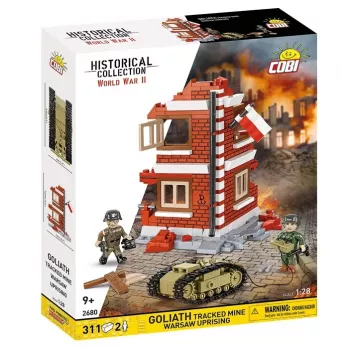 COBI Historical Collection Goliath vikšrinė mina Varšuvos sukilimas 1:35 mastelio modelio konstravimo rinkinys - 311 dalių