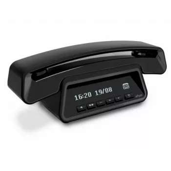 Alcatel ePure Premium belaidis DECT telefonas su atsakikliu, juodas