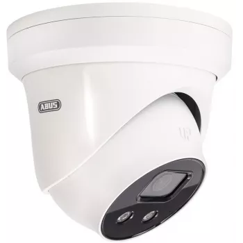 ABUS IPCB58511B 8 MP 4K IP kupolinė vaizdo kamera su 4 mm objektyvu, PoE, IR naktinis matymas iki 30 m, IP67/IK10, įmontuotu mikrofonu