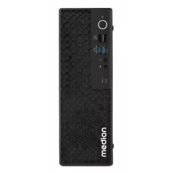 Medion 10026214 PICOWORX T80III MD340101 Mini kompiuteris, Intel Processor N100, 16GB RAM, 512GB SSD, Windows 11 Pro, Wi-Fi 6, juodos spalvos