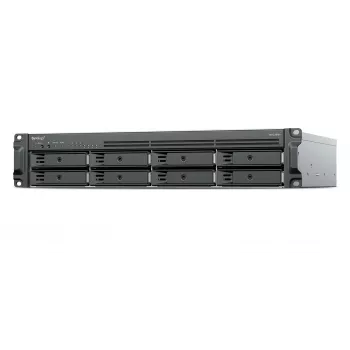 Synology RackStation RS1226RP+ 8 lizdų 2U stelažinis NAS serveris su dviem redunduotais maitinimo šaltiniais