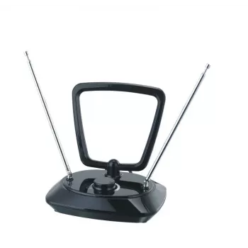 Philips SDV5200/12 vidaus TV antena su 5G filtru, DVB-T/T2, 1,85 m koaksialinis kabelis, juoda
