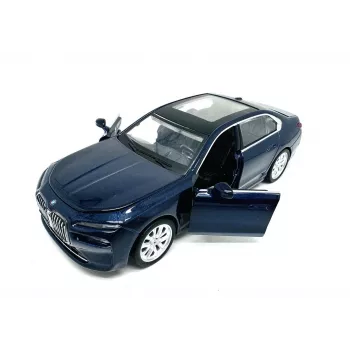 PULIO Auto MSZ 1/32 BMW i7 modelis su šviesomis ir garsu, liejamo metalo